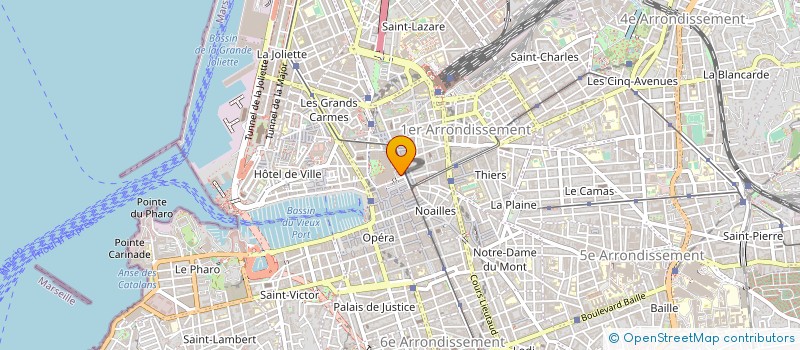 localisation de l'entreprise CENTRE DE SANTE MEDICO DENTAIRE BELSUNCE à MARSEILLE