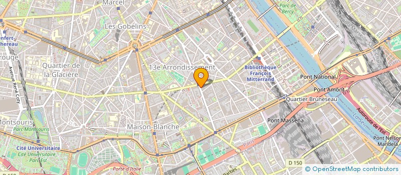 localisation de l'entreprise CENTRE DE SANTE MEDICO DENTAIRE NATIONALE  PARIS