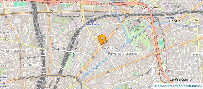 localisation de l'entreprise CENTRE DE SANTE MEDICO DENTAIRE PARIS FLANDRE  PARIS