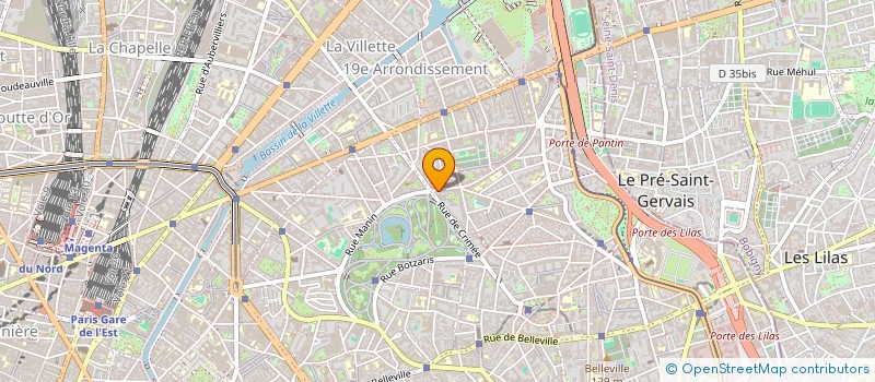 localisation de l'entreprise CENTRE DE SANTE OSFI  PARIS