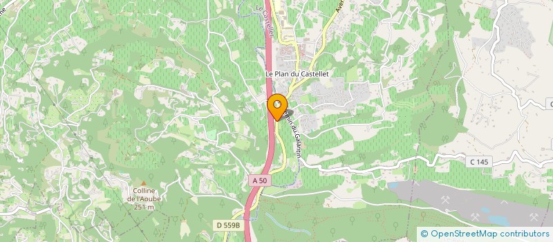 localisation de l'entreprise CENTRE DE SANTE PLURIPROFESSIONNEL DE LA CADIERE D'AZUR à LA CADIERE-D'AZUR