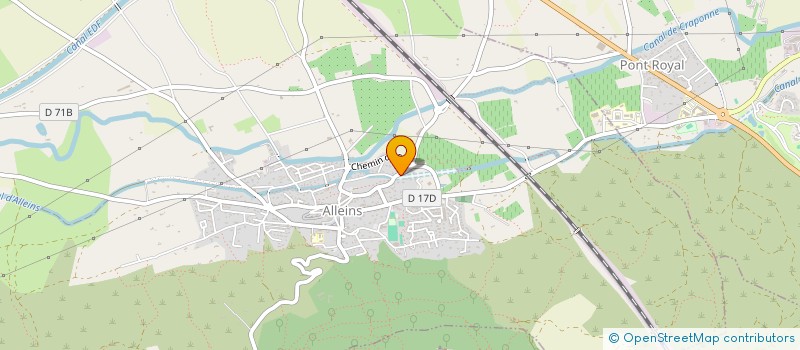 localisation de l'entreprise CENTRE DE SECOURISME ET PREVENTION  ALLEINS