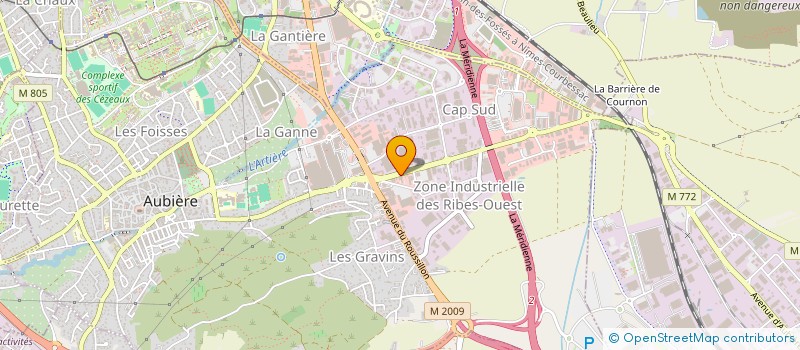 localisation de l'entreprise CENTRE DE SECURITE ET DE CONTROLE AUTOMOBILE à AUBIERE