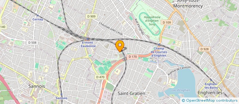 localisation de l'entreprise CENTRE DE SERVICES AUX ASSOCIATIONS à EAUBONNE
