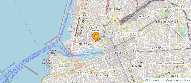 localisation de l'entreprise CENTRE DE SOIN ET D ACCUEIL à MARSEILLE