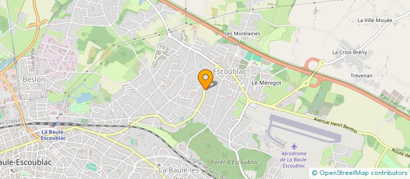 localisation de l'entreprise CENTRE DE SOINS DE LA MORANDAIS  LA BAULE-ESCOUBLAC