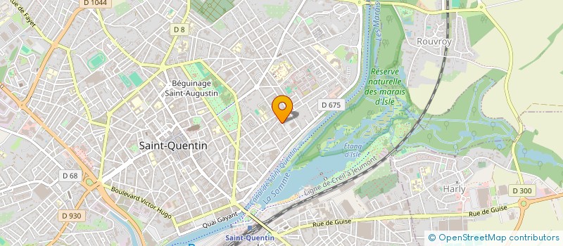 localisation de l'entreprise CENTRE DE SOINS DE REMICOURT à SAINT-QUENTIN
