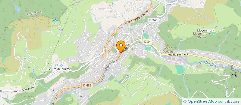 localisation de l'entreprise CENTRE DE SOINS INFIRMIERS à LA BRESSE