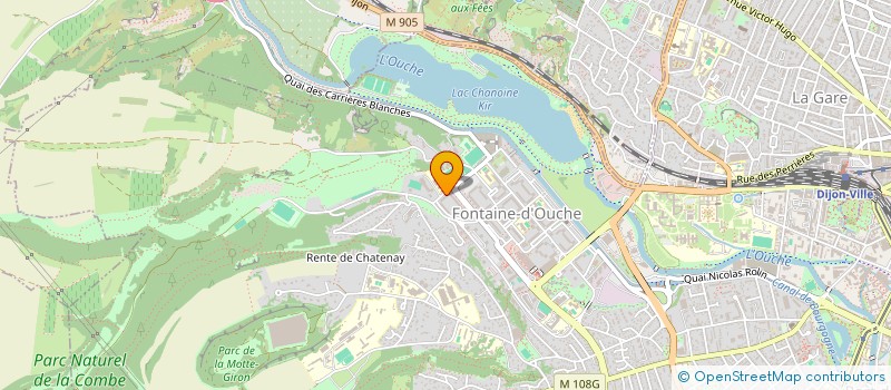 localisation de l'entreprise CENTRE DE SOINS INFIRMIERS à DIJON