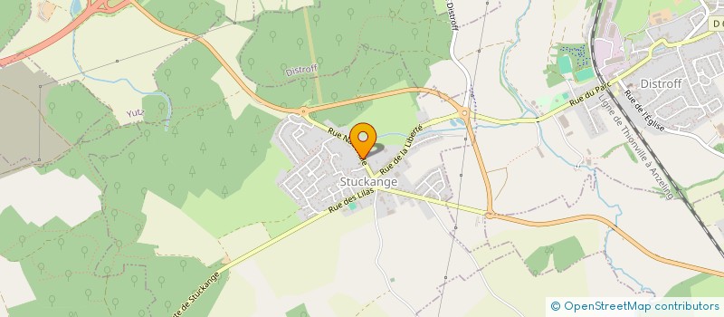 localisation de l'entreprise CENTRE DE SOINS INFIRMIERS DE STUCKANGE LES ABEILLES  STUCKANGE