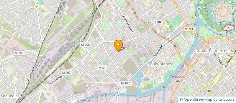 localisation de l'entreprise CENTRE DE SOINS LOMME à LILLE