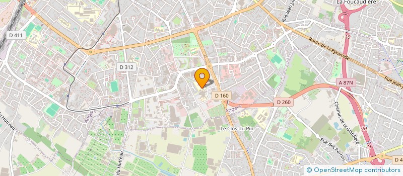 localisation de l'entreprise CENTRE DE SOINS MEDICAUX ET DE READAPATATION DE L ANJOU à ANGERS
