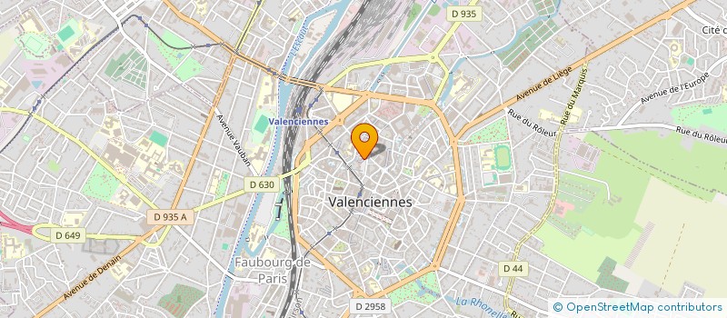 localisation de l'entreprise CENTRE DE SOINS SAINT VINCENT à VALENCIENNES