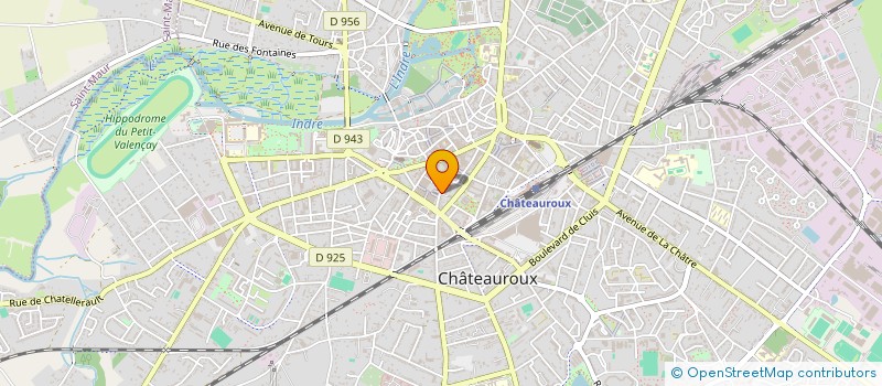 localisation de l'entreprise CENTRE DE SOPHROLOGIE HUMANISTE à CHATEAUROUX