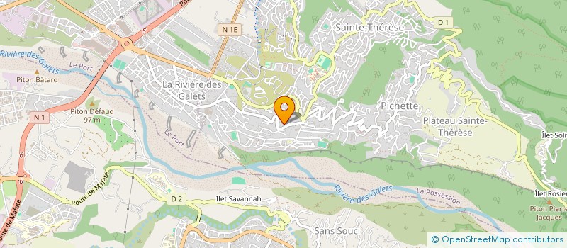 localisation de l'entreprise CENTRE DE SOUTIEN ADMINISTRATIF ET LOGISTIQUE DES ASSOCIATIONS TPE à LA POSSESSION