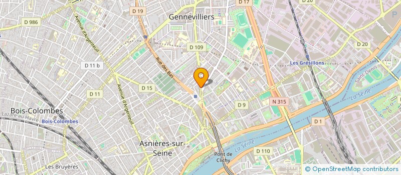 localisation de l'entreprise CENTRE DE TECHNIQUES INTERNATIONALES  ASNIERES-SUR-SEINE