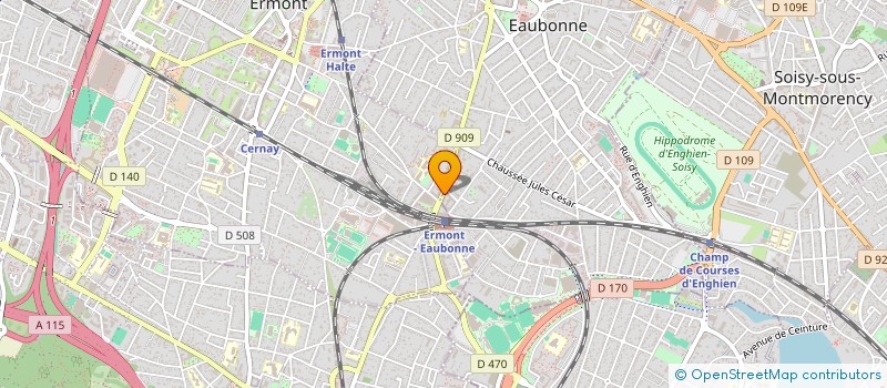 localisation de l'entreprise CENTRE DE THERAPIE ET DE SOINS CORPORELS à EAUBONNE