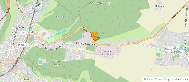 localisation de l'entreprise CENTRE DE TRAITEMENT DE VEHICULE HORS USAGE  SAINT-JACQUES-SUR-DARNETAL