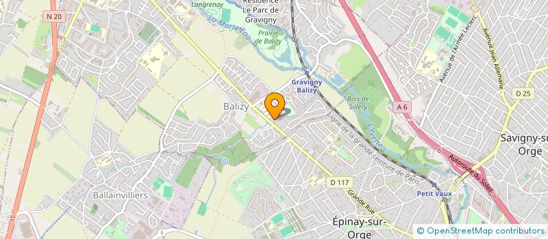 localisation de l'entreprise CENTRE DE TRAITEMENT DES RETOURS à LONGJUMEAU