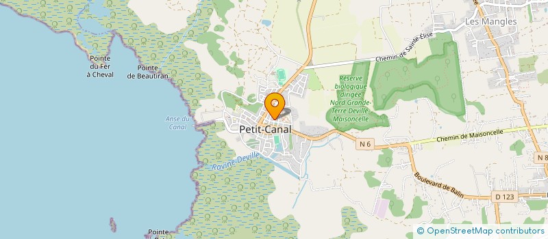 localisation de l'entreprise CENTRE DE TRAITEMENT DU LOGEMENT SOCIAL à PETIT-CANAL