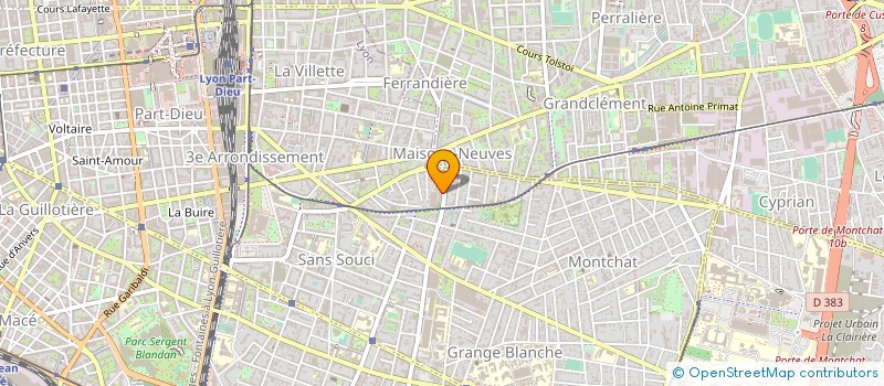 localisation de l'entreprise CENTRE DE TRAITEMENT DU STRESS ET DE L'ANXIETE  LYON