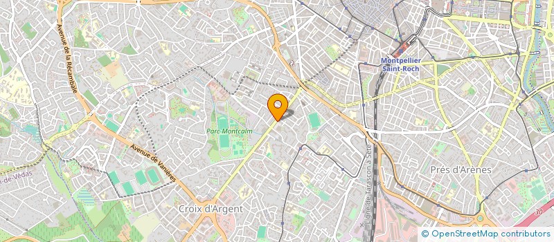 localisation de l'entreprise CENTRE DE TRANSACTIONS IMMOBILIERES à MONTPELLIER