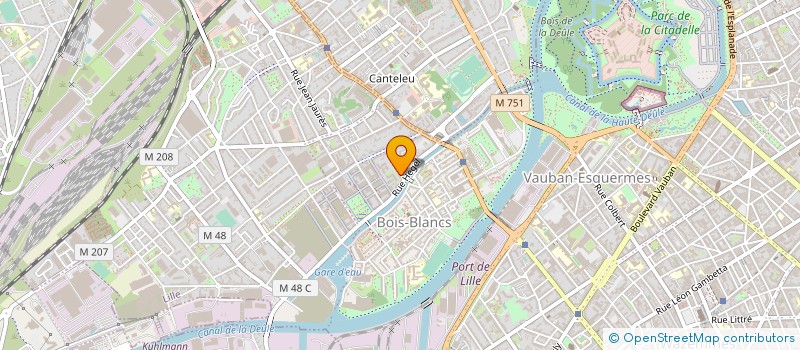 localisation de l'entreprise CENTRE DE VACANCES OUVRIERES à LILLE