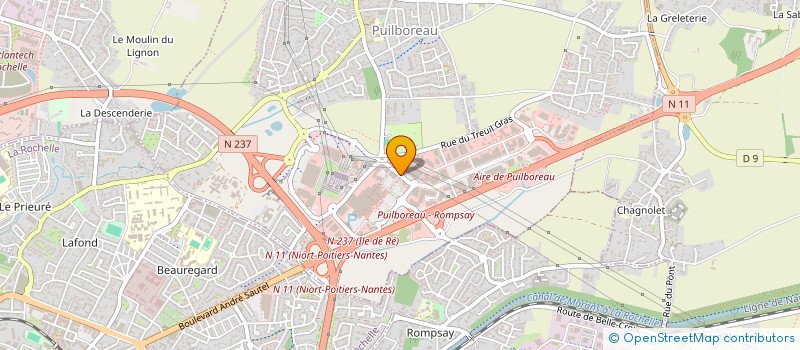 localisation de l'entreprise CENTRE DE VALEURS ET DE REFERENCEMENTS ATLANTIQUE PAR ABREVIATION CEVRA  PUILBOREAU