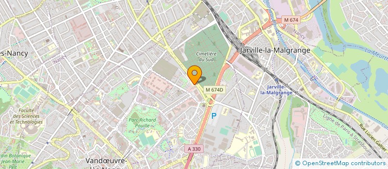 localisation de l'entreprise CENTRE DE VERIFICATION BARTHOU à VANDŒUVRE-LES-NANCY