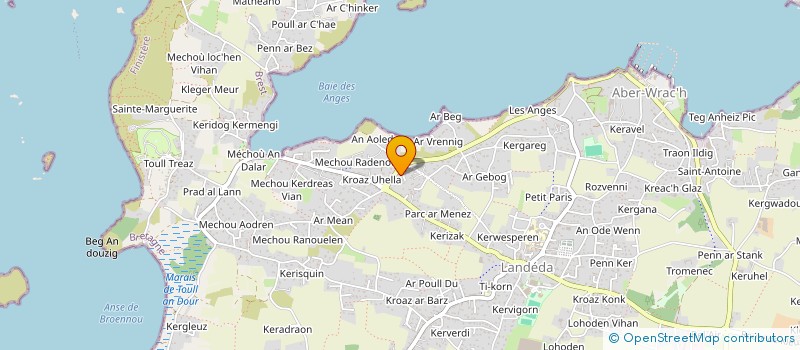 localisation de l'entreprise CENTRE DE VOILE DE LANDEDA  LANDEDA