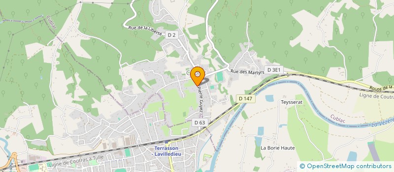 localisation de l'entreprise CENTRE DE WING CHUN  CUBLAC