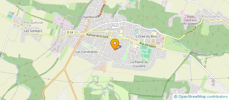 localisation de l'entreprise CENTRE DE YOGA HUREPOIX à LIMOURS