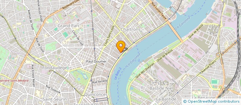 localisation de l'entreprise CENTRE DE YOGA IYENGAR DE BORDEAUX  BORDEAUX