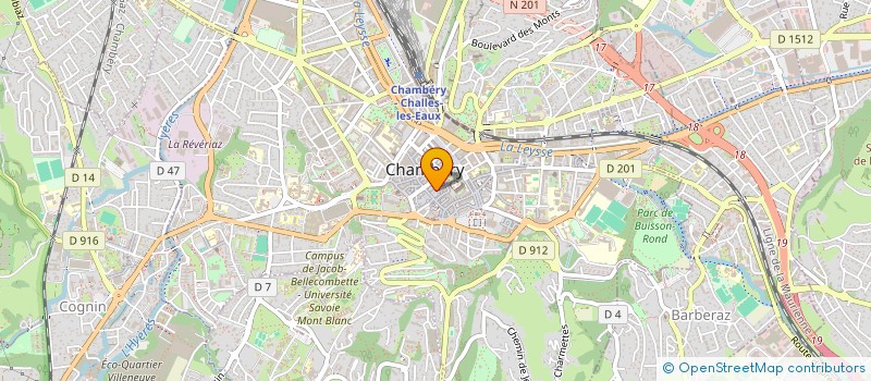 localisation de l'entreprise CENTRE DEFAUVEL  CHAMBERY