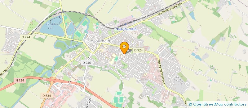 localisation de l'entreprise CENTRE  DEFENSE ET BIEN ETRE 32  L'ISLE-JOURDAIN