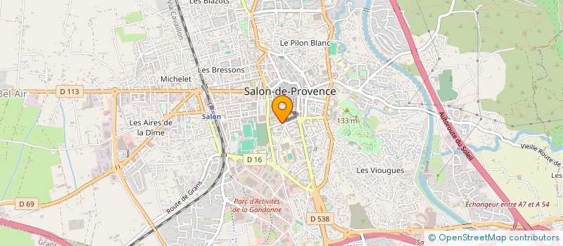 localisation de l'entreprise CENTRE DENTAIRE ALLODENT à SALON-DE-PROVENCE