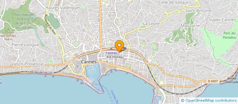 localisation de l'entreprise CENTRE DENTAIRE CANNES GARE à CANNES