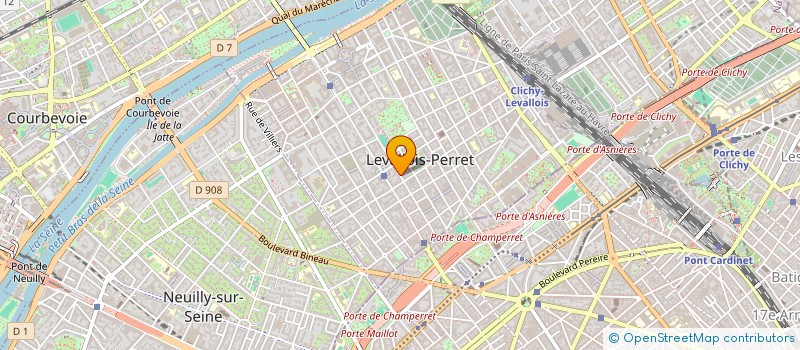 localisation de l'entreprise CENTRE DENTAIRE CARNOT à LEVALLOIS-PERRET