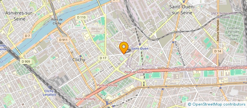 localisation de l'entreprise CENTRE DENTAIRE DE L'ESPACE CLICHY à CLICHY