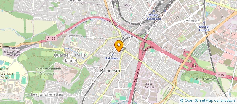 localisation de l'entreprise CENTRE DENTAIRE DE LA GARE  PALAISEAU