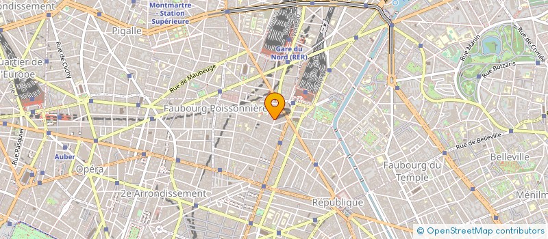 localisation de l'entreprise CENTRE DENTAIRE DU FAUBOURG  PARIS