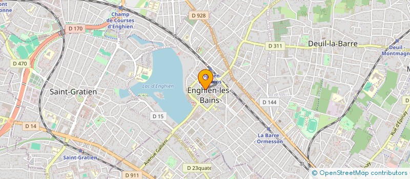 localisation de l'entreprise CENTRE DENTAIRE ELISE VILLEJUIF  ENGHIEN-LES-BAINS