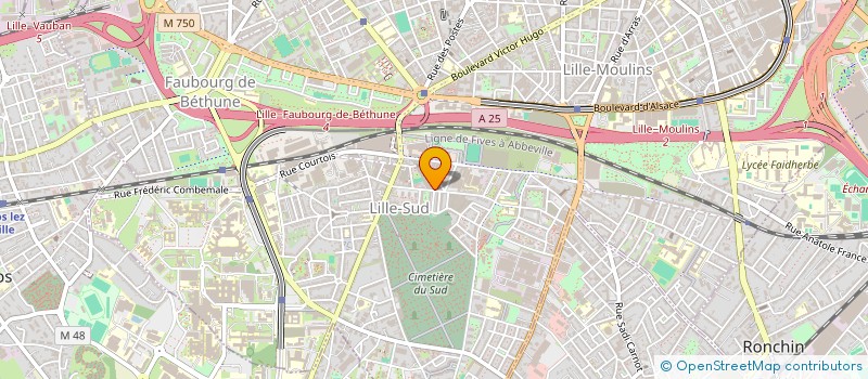 localisation de l'entreprise CENTRE DENTAIRE ET MEDICAL LILLE à LILLE