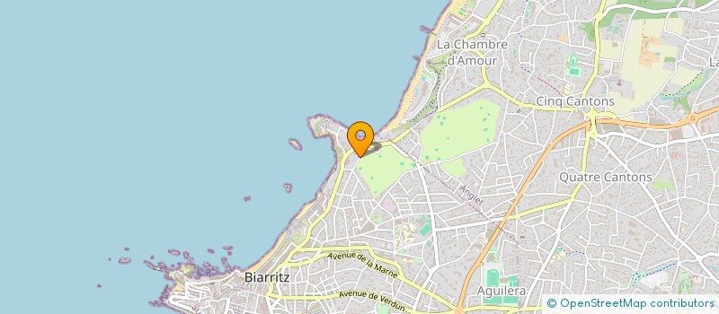 localisation de l'entreprise CENTRE DENTAIRE GRAND DAX à BIARRITZ