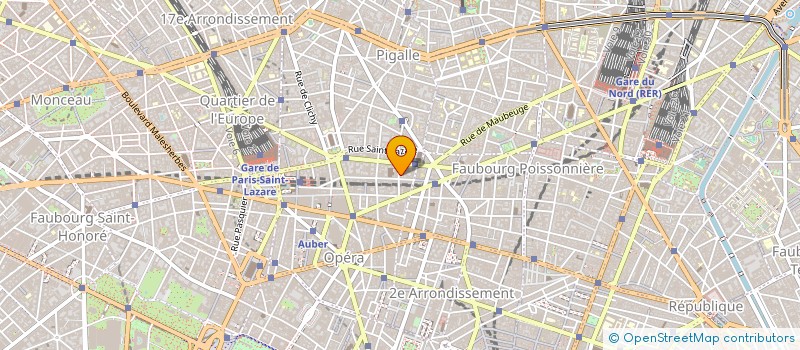 localisation de l'entreprise CENTRE DENTAIRE LA FAYETTE à PARIS