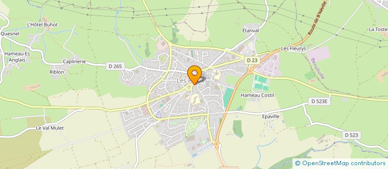 localisation de l'entreprise CENTRE DENTAIRE LES PIEUX  LES PIEUX