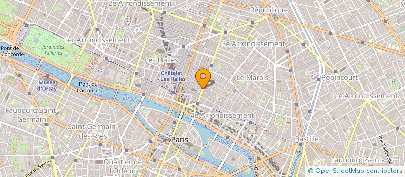 localisation de l'entreprise CENTRE DENTAIRE PARIS HOTEL DE VILLE  PARIS