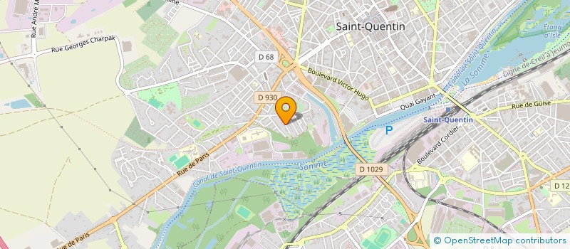 localisation de l'entreprise CENTRE DEPARTEMENTAL D ENSEIGNEMENT ET DE DEVELOPPEMENT DU SECOURISME DE L AISNE à GRICOURT
