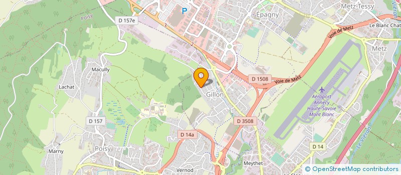 localisation de l'entreprise CENTRE DEPARTEMENTAL D'ENSEIGNEMENT ET DE DEVELOPPEMENT DU SECOURISME DE LA HAUTE-SAVOIE  EPAGNY METZ-TESSY