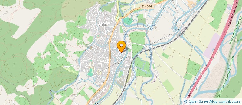 localisation de l'entreprise CENTRE DEPARTEMENTAL DE GESTION DE LA FONCTION PUBLIQUE TERRITORIALE  VOLX